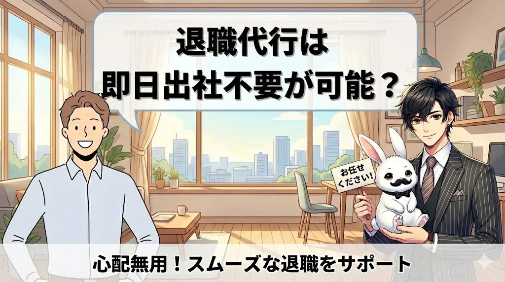退職代行は即日出社不要が可能？｜最短で辞める流れと注意点を徹底解説【2025年最新版】