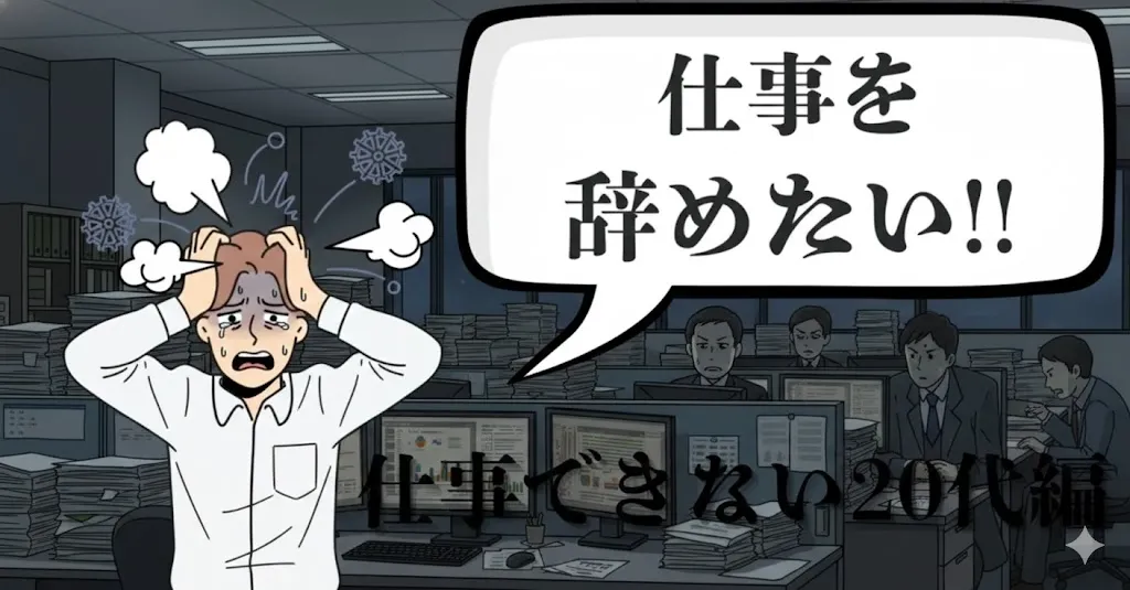 20代で仕事ができない…辞めたいと感じた時どうする？疲れの原因・対処法・転職戦略【2025年最新版】