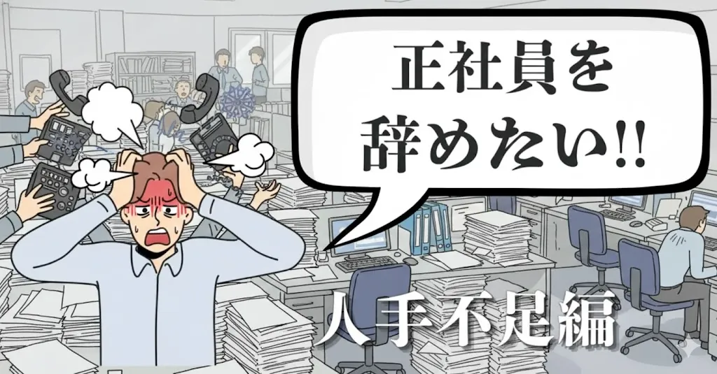 人手不足で正社員を辞めたい…会社に迷惑をかけない退職方法は？転職とキャリアを守る対処法を徹底解説【2025年最新版】