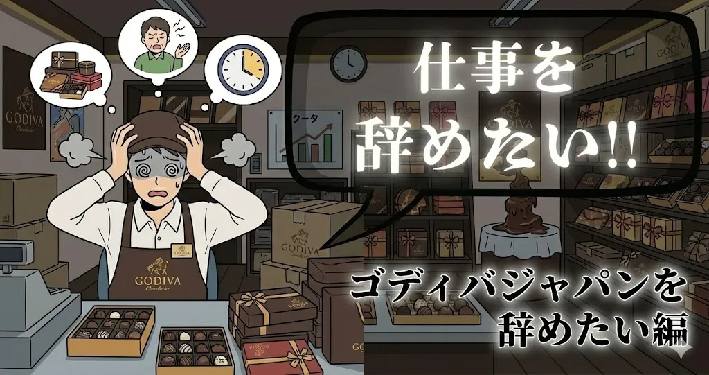 ゴディバジャパンを辞めたい…社員・バイトが辞める理由は？おすすめ退職方法を解説【2025年最新版】