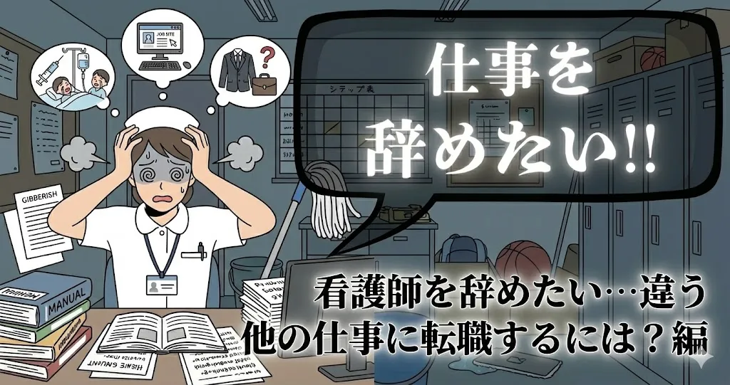 看護師を辞めたい…違う他の仕事に転職するには？おすすめ15職種と選び方・成功のポイントを紹介【2025年最新版】