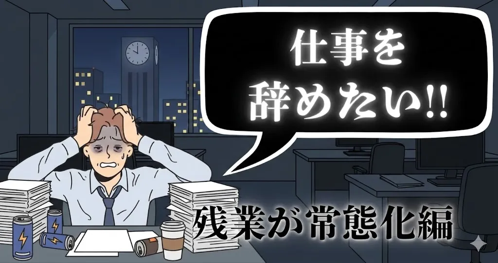 残業が多い会社を辞めたい…残業常態化の見極め基準と対処・退職手順を徹底解説【2025年最新版】