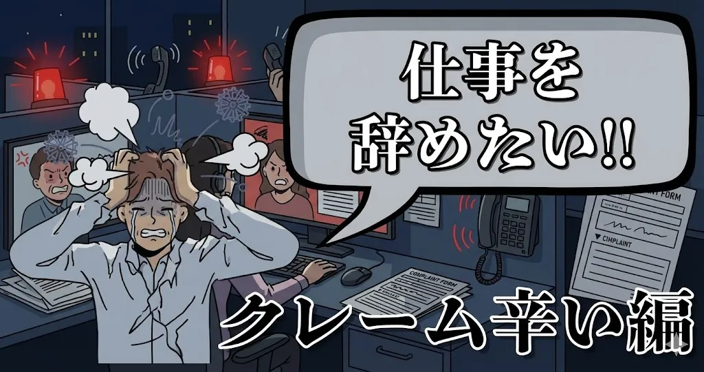 クレーム対応が辛くて仕事を辞めたい…辞めるにはどうすればいい？法的トラブルを防ぐ対応策と円満退職手順を徹底解説【2025年最新版】