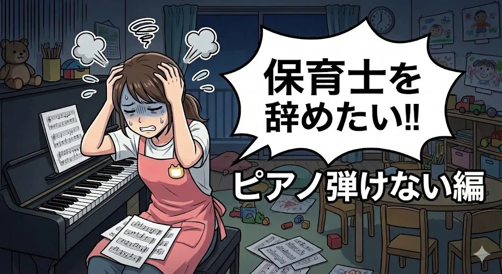 ピアノ弾けない保育士が辞めたい時の解決法は？仕事を続けるor辞める判断と求人の探し方を解説【2025年最新版】