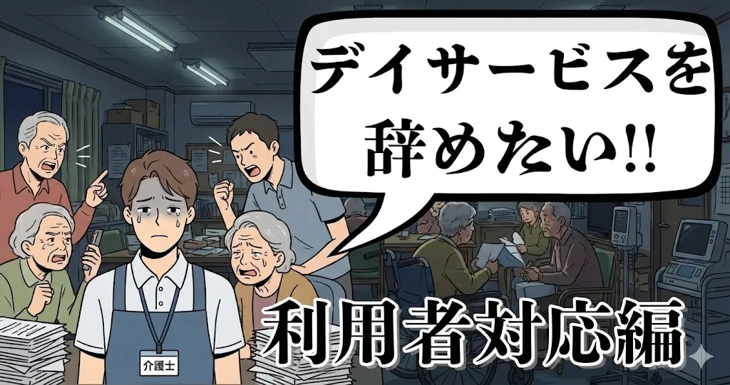 介護デイサービスの利用者対応がつらくて辞めたい…円満退職手順・転職の進め方を解説【2025年最新版】