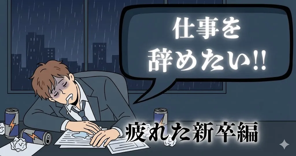 新卒で仕事が疲れたから辞めたい…会社を辞めるのは甘え？転職・再就職のキャリア情報と対処法を徹底解説【2025年最新版】