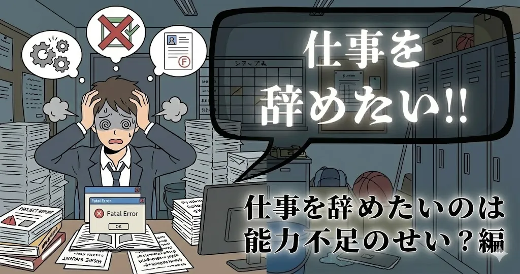 仕事を辞めたいのは能力不足のせい？自分を責める前に知るべき解決策とおすすめ退職代行15選を解説！