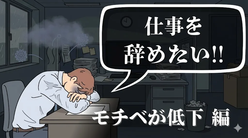 仕事のモチベーション低下で辞めたい時の対処法とは？やる気が出ない原因とおすすめ退職代行サービス15選を解説！