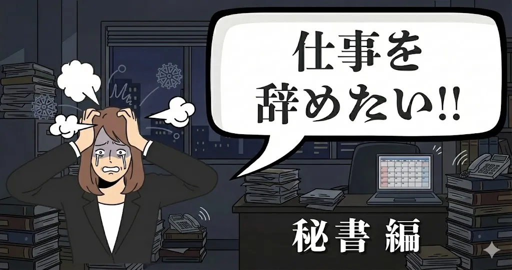 秘書を辞めたい人必見！私生活ゼロの実態と後悔せず退職代行・給付金で転職する秘策とは？