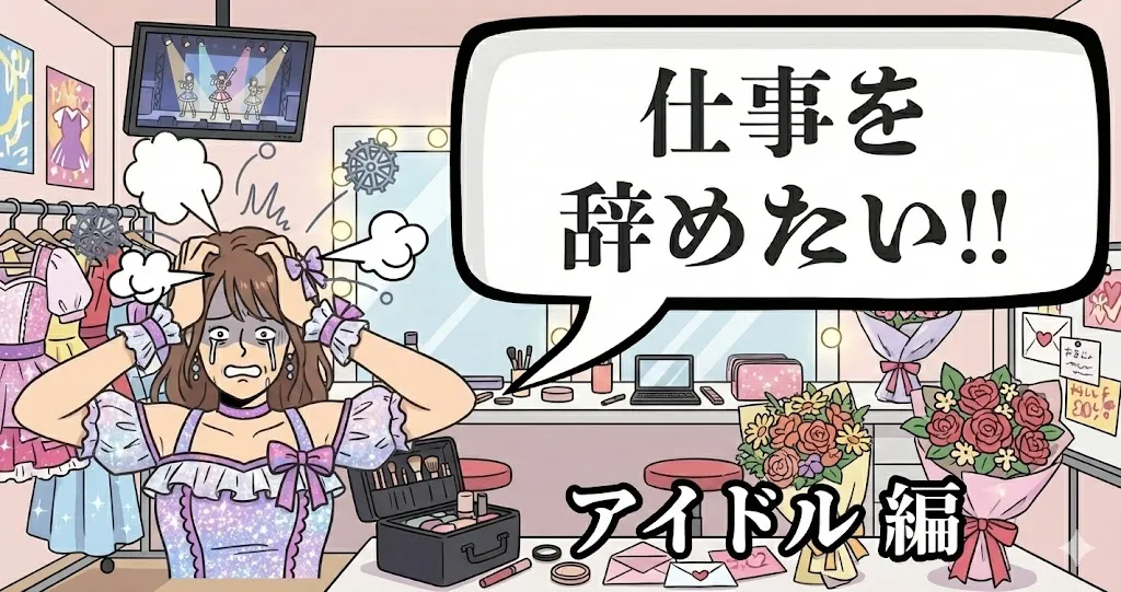 アイドルを辞めたいのは無責任じゃない！違約金なしで脱出し給付金を得る新常識とは？