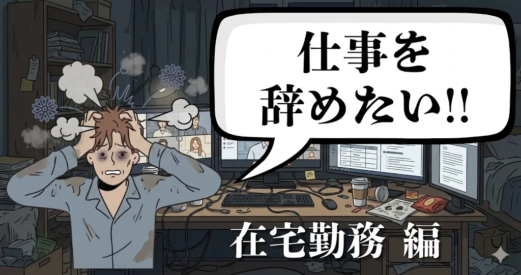 在宅勤務を辞めたいのは甘え?テレワークが辛い理由と後悔しない退職・転職方法を解説!