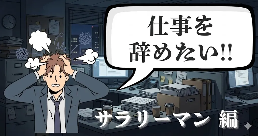 サラリーマンを辞めたいのは逃げ？上司の詰めも退職代行と給付金で安全に突破する秘策を解説！