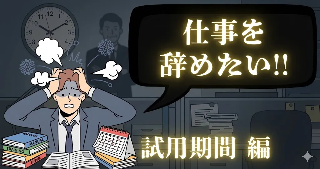 試用期間中に辞めたいのは甘え？入社数日の気まずさも退職代行で突破し安全に辞める秘策を解説！
