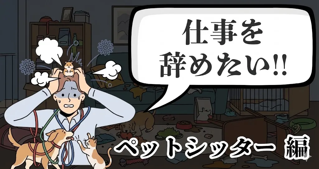 ペットシッターを辞めたい悩みは甘え？命を預かる重圧と「もう限界」な現状から即日脱出する唯一の方法