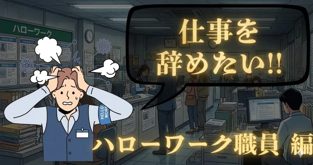 ハローワーク職員を辞めたい方必見！窓口の暴言と雇い止めの不安を退職代行で解消し卒業する方法とは？