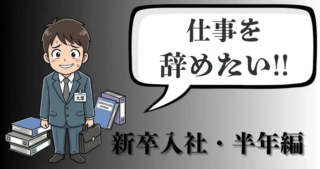 新卒半年で仕事を辞めたいのは甘え？後悔しない判断基準とおすすめ退職代行15選を解説！
